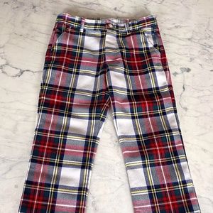 Classic Prep Boys Plaid Wool Pants - Fully Lined - Like New!